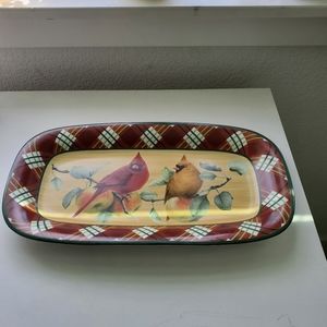 Lenox Minter Greetings Everyday Tartan  Tray.